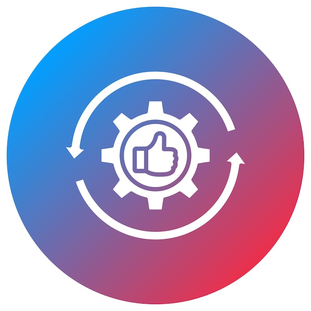 Imagen vectorial del icono de retroalimentación Se puede utilizar para la tecnología de marketing