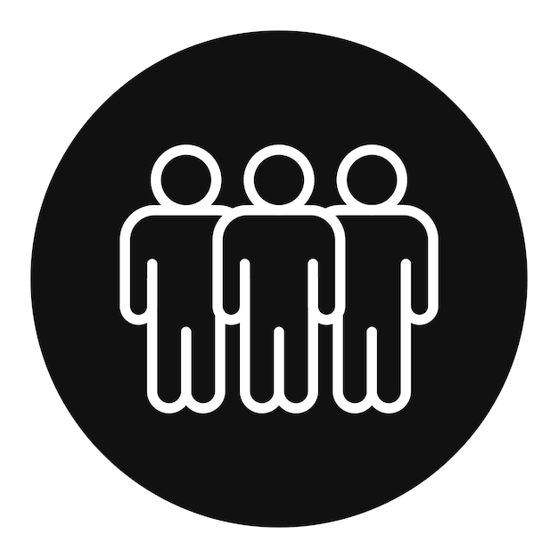 Imagen vectorial del icono de reunión de la comunidad Se puede usar para Eid al Adha