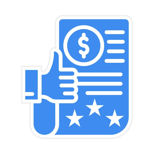 Imagen vectorial del icono de revisión del contrato Se puede utilizar para la auditoría empresarial