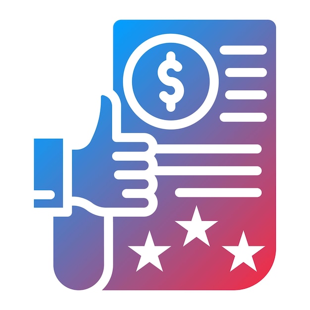 Imagen vectorial del icono de revisión del contrato Se puede utilizar para la auditoría empresarial