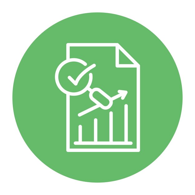 Imagen vectorial del icono de revisión externa Puede utilizarse para la auditoría empresarial