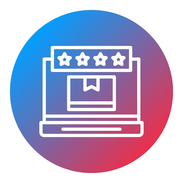 Imagen vectorial del icono de revisión del pedido Se puede utilizar para la gestión de productos