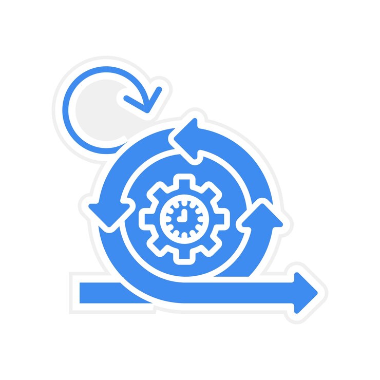 Vector imagen vectorial del icono de revisión de sprint se puede utilizar para agile