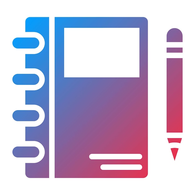 Imagen vectorial del icono de la revista Se puede utilizar para la Agencia de Relaciones Públicas