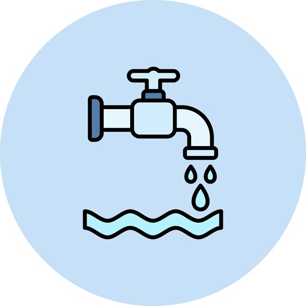 La imagen vectorial del icono de riego se puede utilizar para Smart City