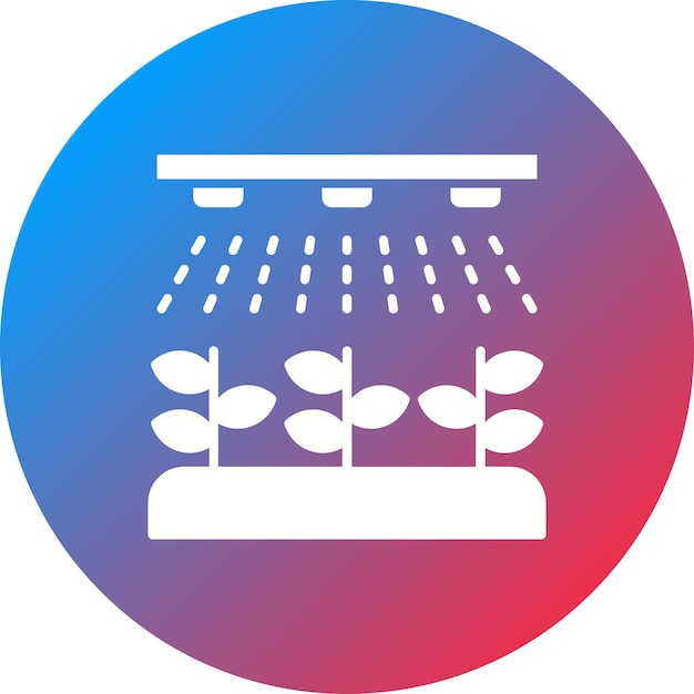 Imagen vectorial del icono de riego Puede utilizarse para el hogar inteligente
