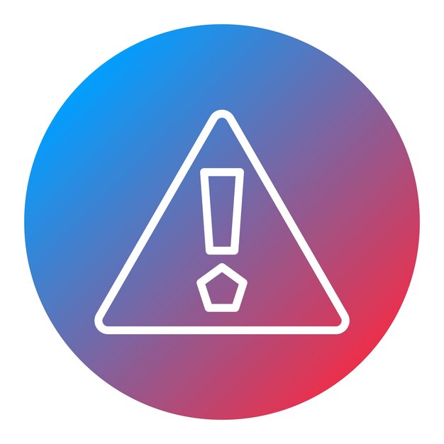 Imagen vectorial del icono de riesgo Se puede utilizar para los logros