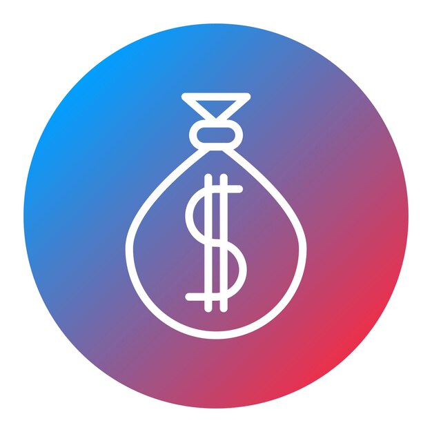 Imagen vectorial de icono de robo de banco Se puede usar para prisión