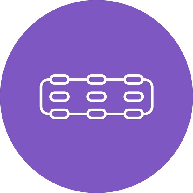 Imagen vectorial del icono del rodillo de espuma Se puede utilizar para el fitness en el hogar