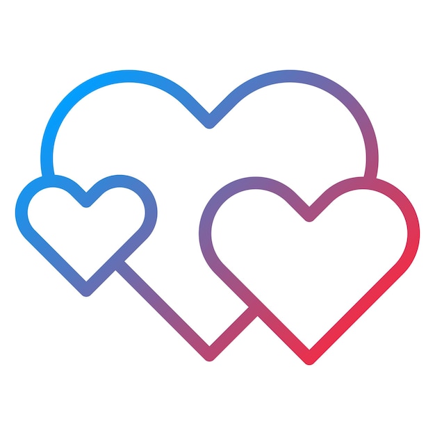 Imagen vectorial de icono de romance Se puede usar para géneros de películas