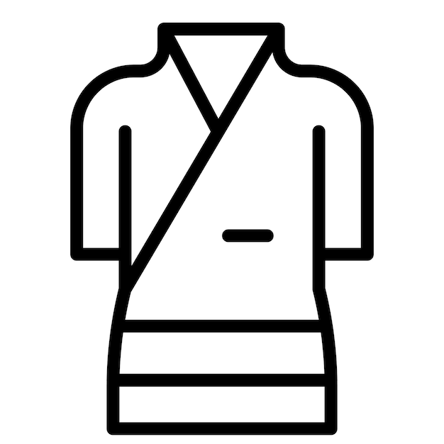 Vector imagen vectorial del icono de la ropa se puede usar para el tiro con arco