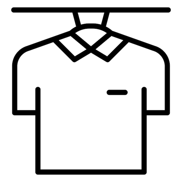 Imagen vectorial de icono de ropa Se puede utilizar para la tienda web