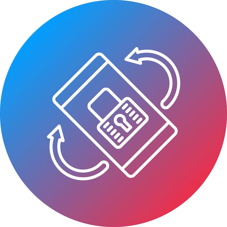 Vector imagen vectorial de icono de rotación de bloqueo de pantalla se puede utilizar para la ux de la interfaz de usuario móvil