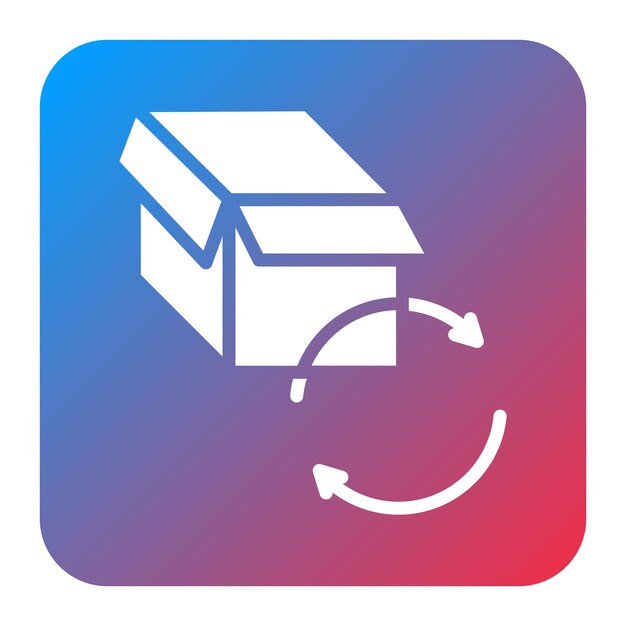 Imagen vectorial del icono de rotación de inventario Se puede utilizar para la gestión de operaciones