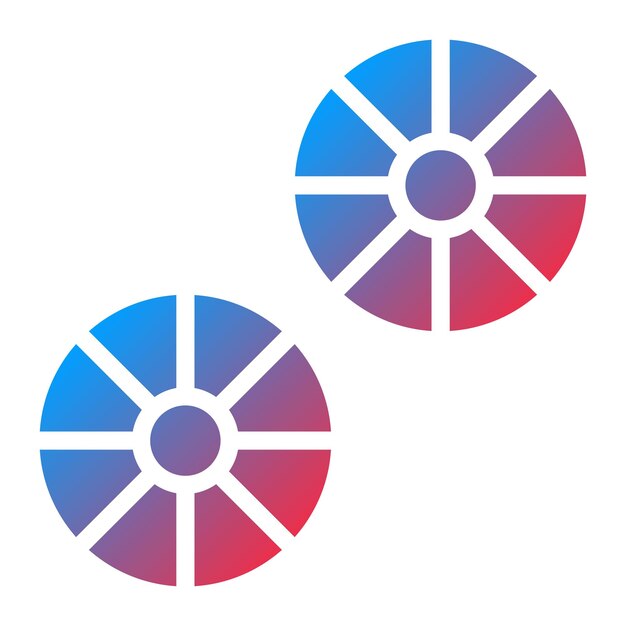 Imagen vectorial del icono de la rueda Se puede utilizar para el ferrocarril