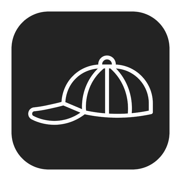 La imagen vectorial del icono de Running Cap se puede utilizar para el Maratón