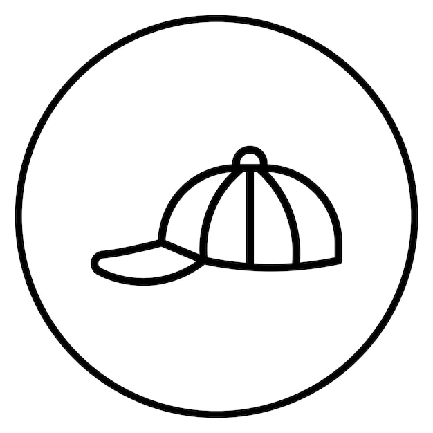 La imagen vectorial del icono de Running Cap se puede utilizar para el Maratón