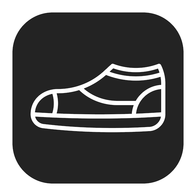 La imagen vectorial del icono de Running Shoes se puede usar para la maratón