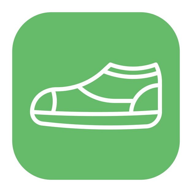 La imagen vectorial del icono de Running Shoes se puede usar para la maratón