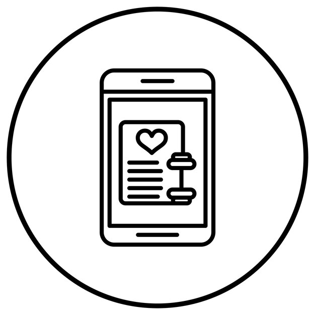 Imagen vectorial del icono de ruta de entrenamiento Se puede usar para la aplicación de entrenamiento