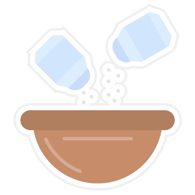 Imagen vectorial del icono de sabor Se puede utilizar para la panadería