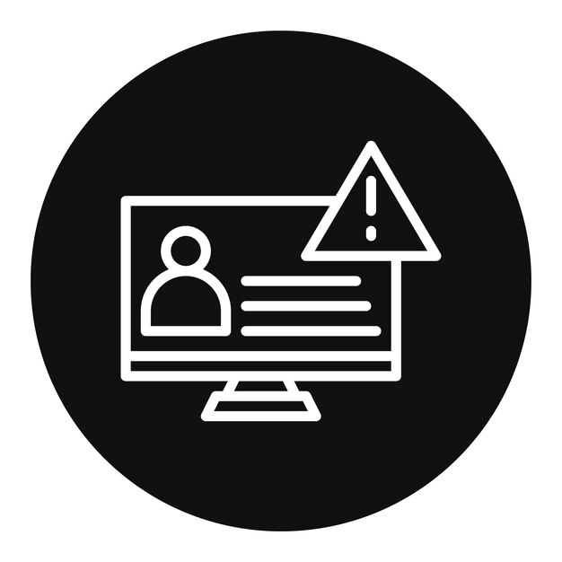 Imagen vectorial de icono de sabotaje Puede usarse para la intimidación en la sociedad