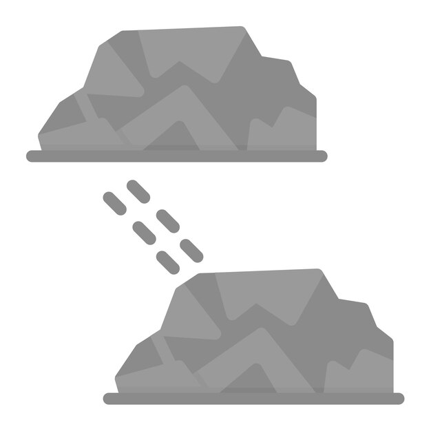 Imagen vectorial del icono de Safa y Marwa Se puede usar para la peregrinación del Hajj