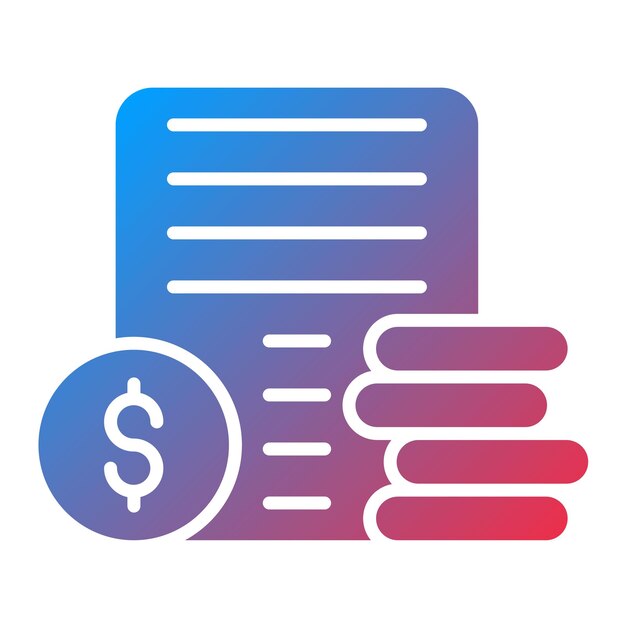 Imagen vectorial del icono de salario y compensación Se puede utilizar para la agencia de reclutamiento