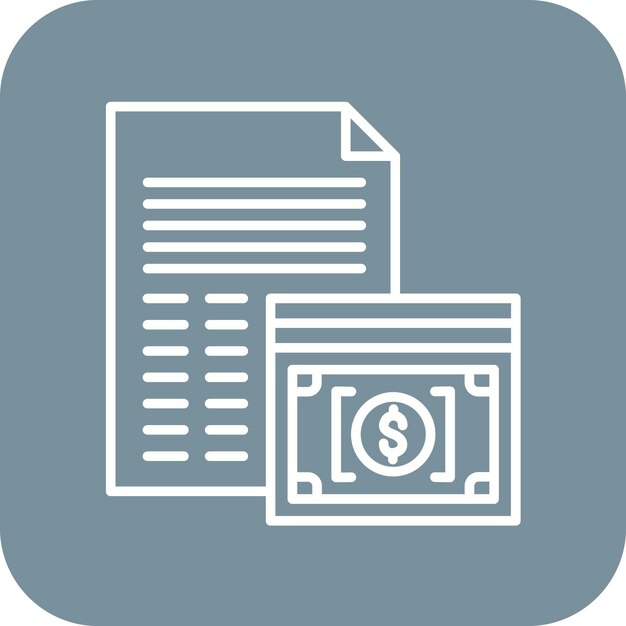 Imagen vectorial del icono del salario Se puede utilizar para la búsqueda de empleo