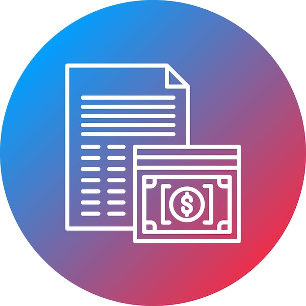 Imagen vectorial del icono del salario Se puede utilizar para la búsqueda de empleo