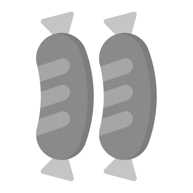 Imagen vectorial del icono de la salchicha caliente Se puede usar para el Oktoberfest