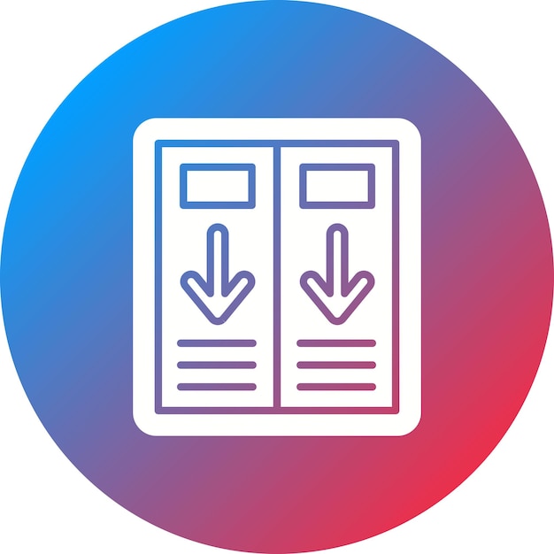 Imagen vectorial del icono de salida Puede utilizarse para los Servicios de Emergencia