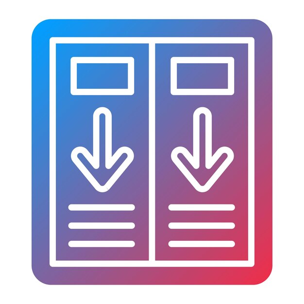 Imagen vectorial del icono de salida Puede utilizarse para los Servicios de Emergencia