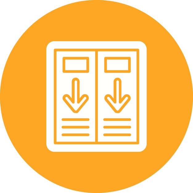 Imagen vectorial del icono de salida Puede utilizarse para los Servicios de Emergencia