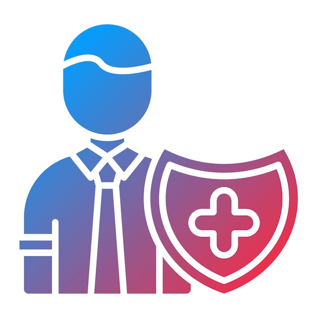 Imagen vectorial del icono de salud Puede utilizarse para Recursos Humanos