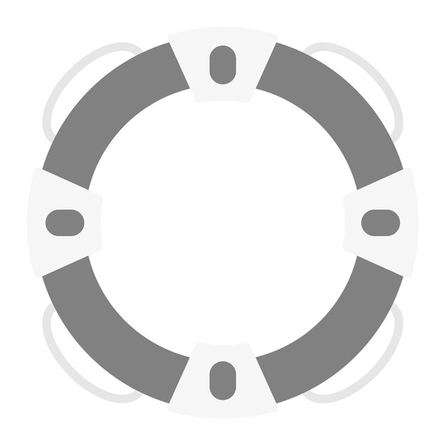 Imagen vectorial del icono de salvavidas Se puede usar para viajes