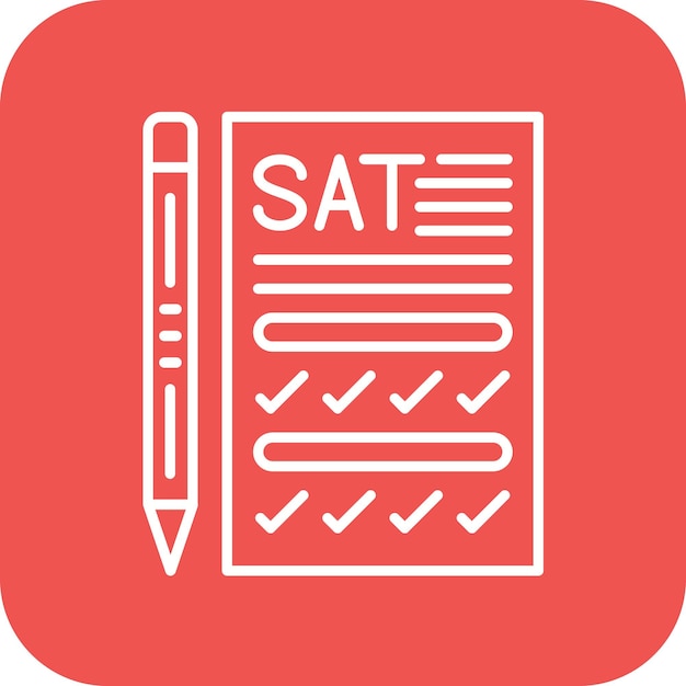 La imagen vectorial del icono de Sat se puede utilizar para la Universidad