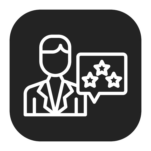 Imagen vectorial del icono de satisfacción del cliente Se puede utilizar para el cumplimiento de pedidos