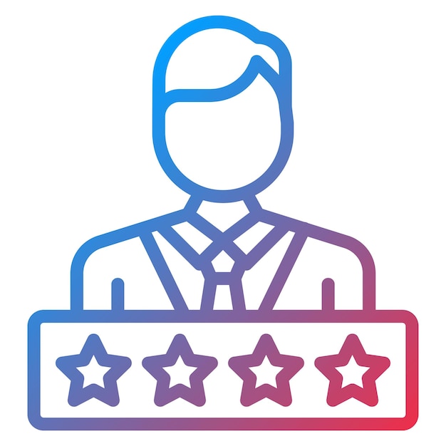 Imagen vectorial del icono de satisfacción del cliente Se puede utilizar para Freelancer