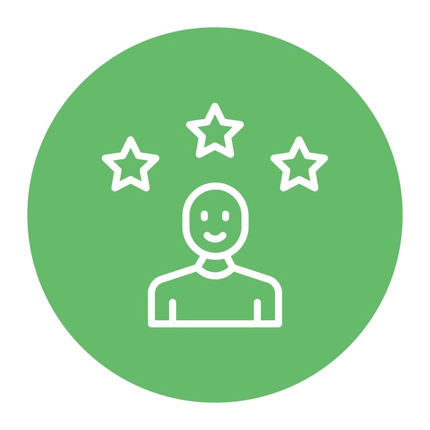 Imagen vectorial del icono de satisfacción del cliente Se puede utilizar para la investigación de mercado