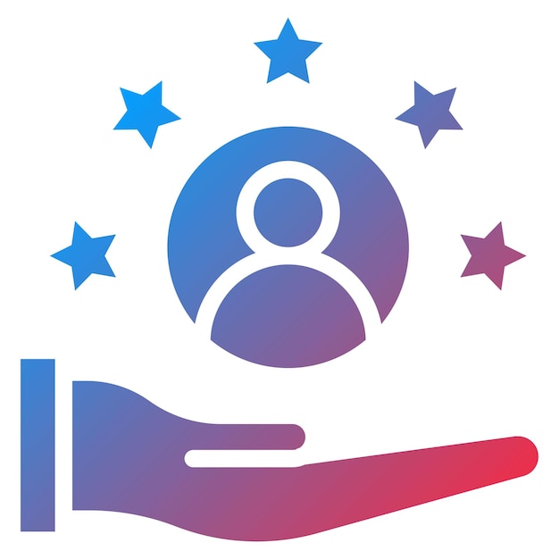 Imagen vectorial del icono de satisfacción del cliente Se puede utilizar para el rendimiento del negocio