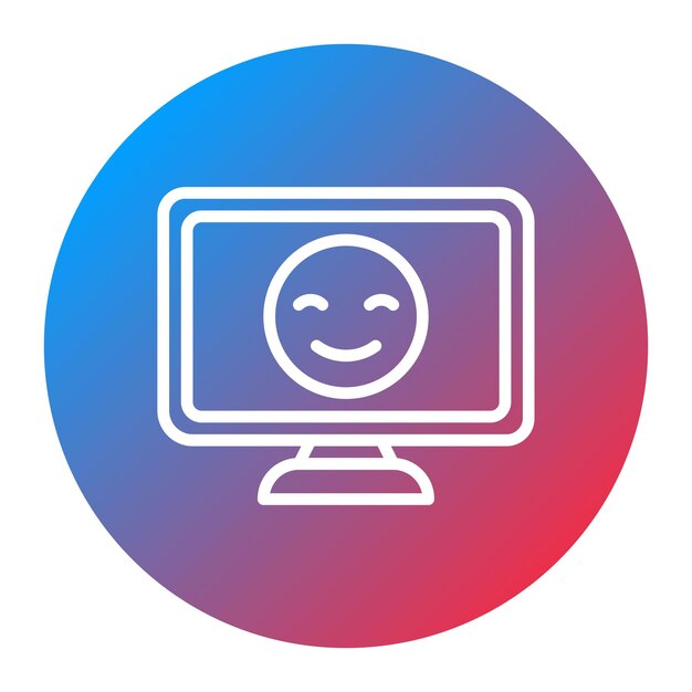 Imagen vectorial del icono de satisfacción laboral Se puede utilizar para el proceso de contratación