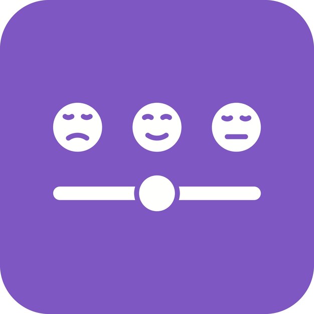 Imagen vectorial del icono de satisfacción Se puede utilizar para la retroalimentación del cliente