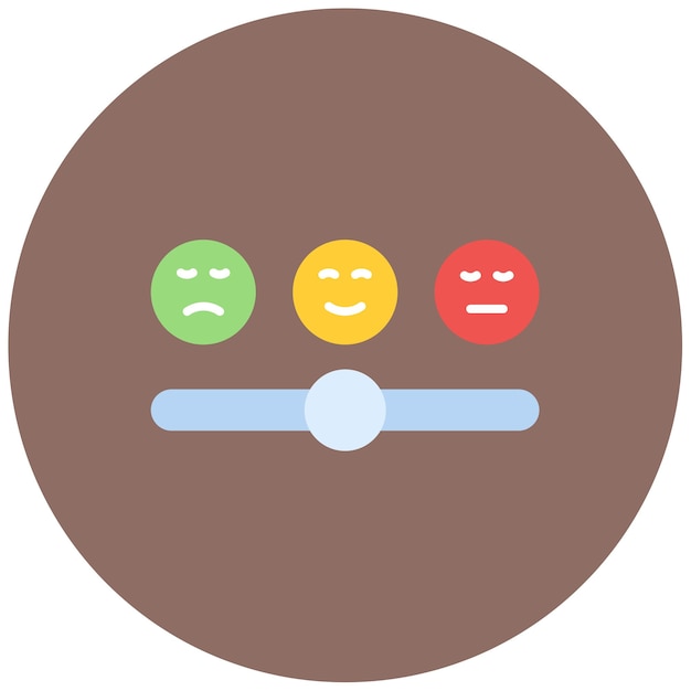 Imagen vectorial del icono de satisfacción Se puede utilizar para la retroalimentación del cliente