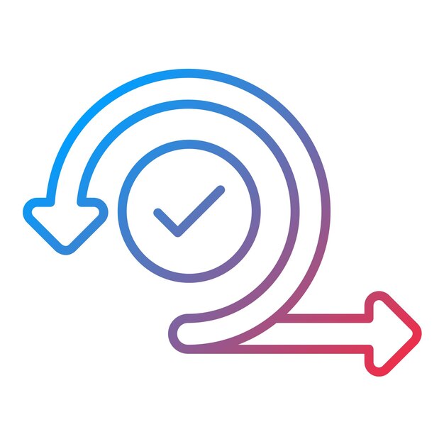 Imagen vectorial de icono de Scrum Se puede usar para UX e UI