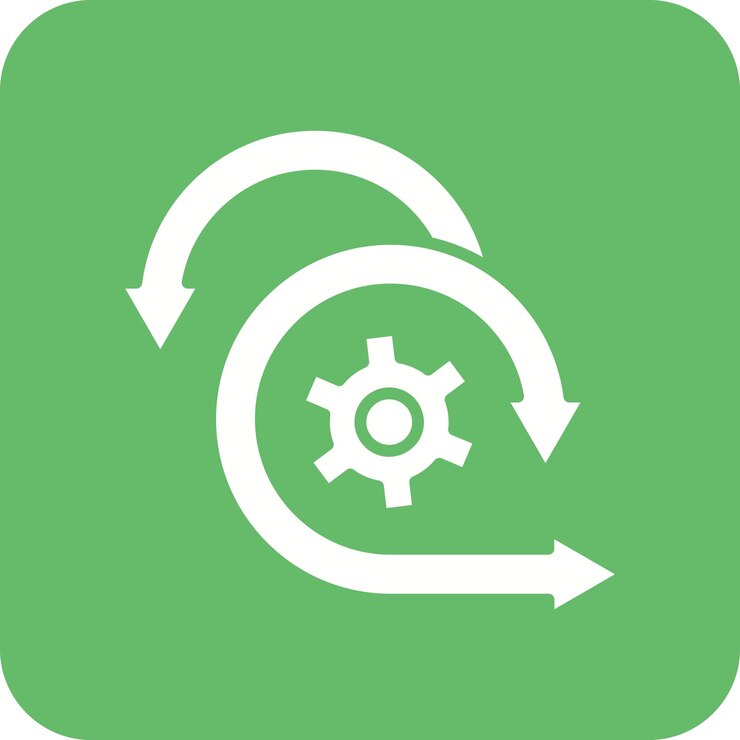 Vector imagen vectorial del icono de scrum se puede utilizar para la gestión de proyectos