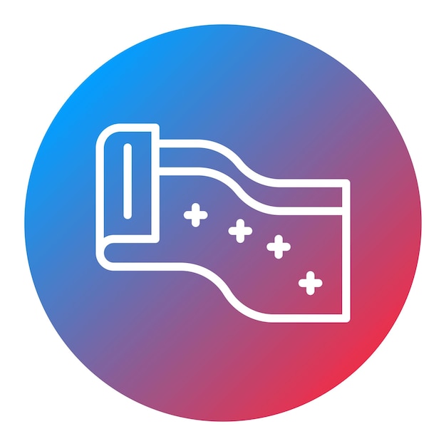 La imagen vectorial del icono de seda se puede utilizar para las características de la tela