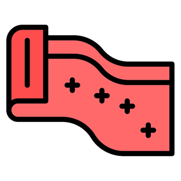 La imagen vectorial del icono de seda se puede utilizar para las características de la tela