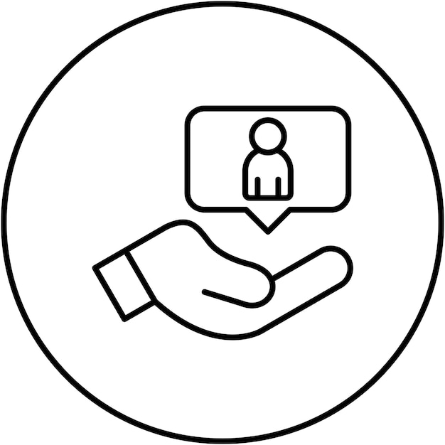 La imagen vectorial del icono de los seguidores se puede utilizar para el marketing de influencers
