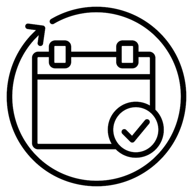 Imagen vectorial del icono de seguimiento de la cita Se puede utilizar para cirugía plástica y estética